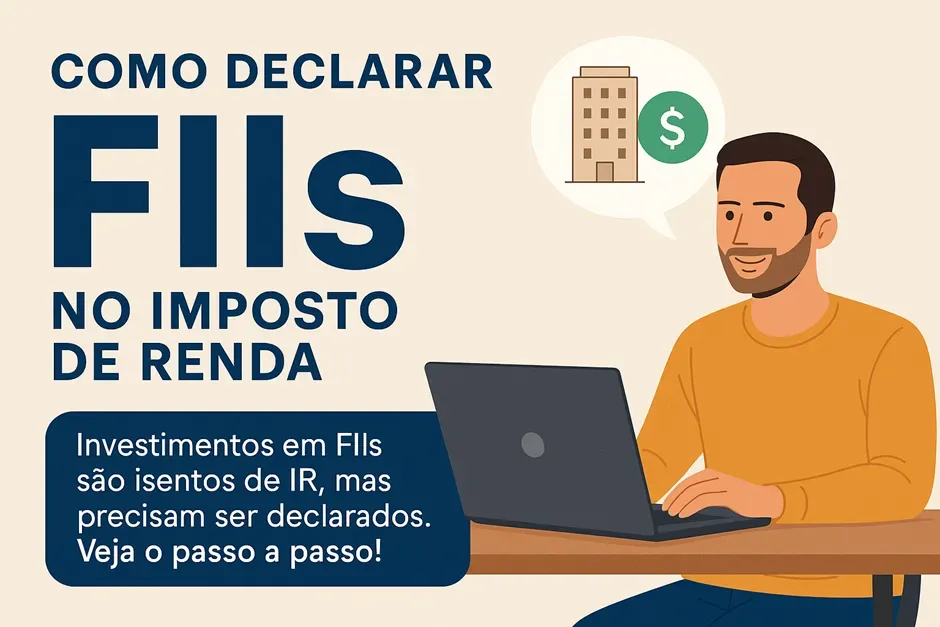 Imagem ilustrativa do artigo sobre Imposto de Renda 2025 — Fundos Imobiliários, como declarar? - Análise detalhada e insights sobre o mercado de FIIs brasileiro